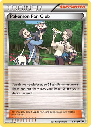 Generations  069/83 Pokemon Fan Club  - Reverse Holofoil - Uncommon