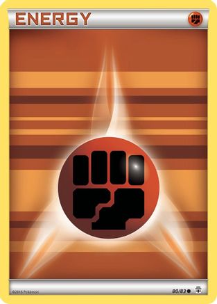 Generations  080/83 Fighting Energy  - Reverse Holofoil - Common