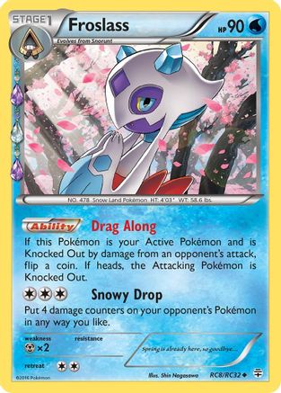 Generations Radiant Collection  RC8/RC32 Froslass  - Holofoil - Uncommon