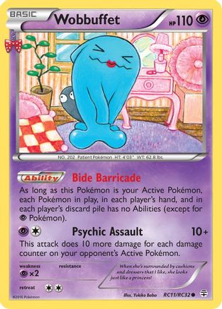 Generations Radiant Collection  RC11/RC32 Wobbuffet  - Common