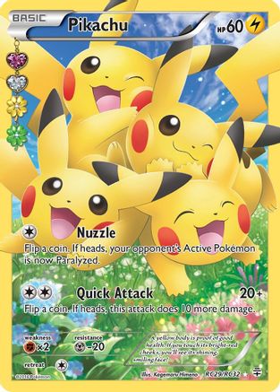 Generations Radiant Collection  RC29/RC32 Pikachu (Full Art)  - Holofoil - Ultra Rare