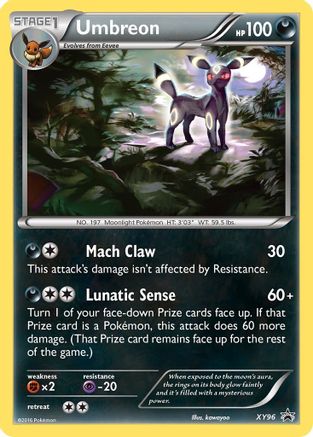 XY Promos  XY96 Umbreon  - Holofoil - Promo