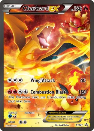 XY Promos  XY121 Charizard EX  - Holofoil - Promo