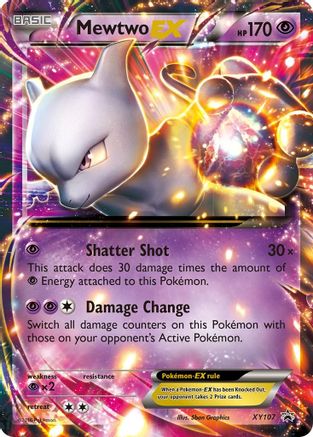XY Promos  XY107 Mewtwo EX  - Holofoil - Promo