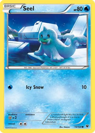 XY  Fates Collide  015/124 Seel  - Common