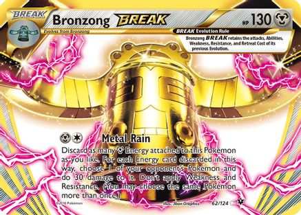 XY  Fates Collide  062/124 Bronzong BREAK  - Holofoil - Rare BREAK