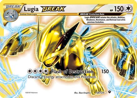 XY  Fates Collide  079/124 Lugia BREAK  - Holofoil - Rare BREAK