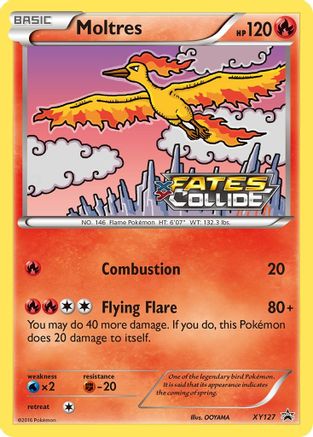 XY Promos  XY127 Moltres (Prerelease)  - Holofoil - Promo