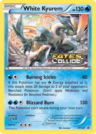 XY Promos  XY128 White Kyurem (Prerelease)  - Holofoil - Promo