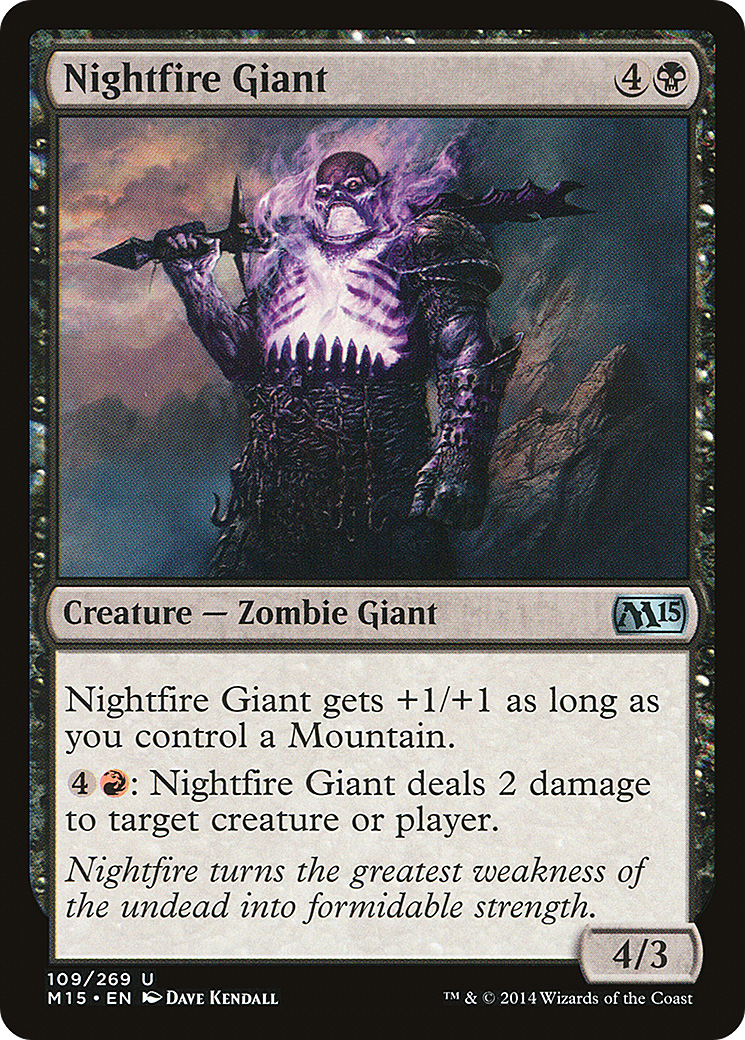 Magic 2015 - (M15-109) - Nightfire Giant Foil