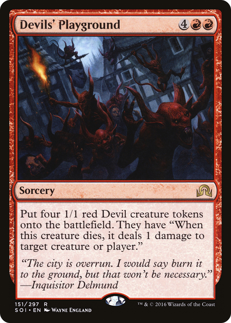 Shadows over Innistrad - (SOI-151) - Devils' Playground Foil