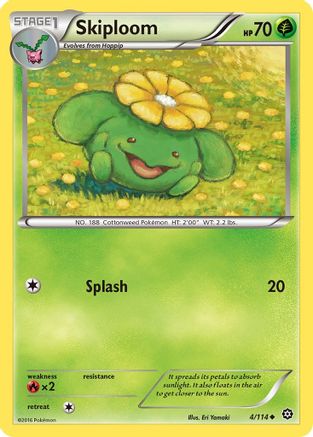 XY  Steam Siege  004/114 Skiploom  - Uncommon
