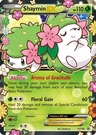 XY Promos  XY148 Shaymin EX  - Holofoil - Promo