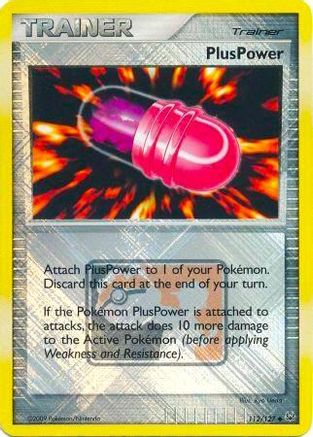 League & Championship Cards /127 PlusPower - 112/127 (League Promo)  - Reverse Holofoil - Promo