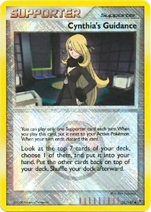 League & Championship Cards /147 Cynthia's Guidance - 136/147 (League Promo)  - Reverse Holofoil - Promo