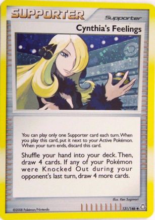 Miscellaneous Cards & Products  131/146 Cynthia's Feelings  - Holofoil - Promo