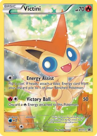 XY Promos  XY117 Victini  - Holofoil - Promo