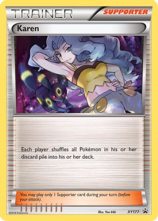 XY Promos  XY177 Karen  - Promo