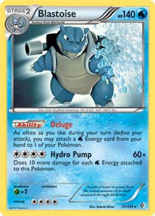 Deck Exclusives  031/149 Blastoise  - Rare