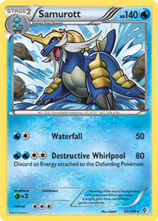 Deck Exclusives  041/149 Samurott  - Rare