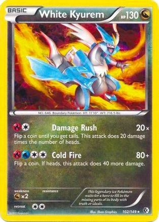 Deck Exclusives  102/149 White Kyurem  - Holofoil - Holo Rare