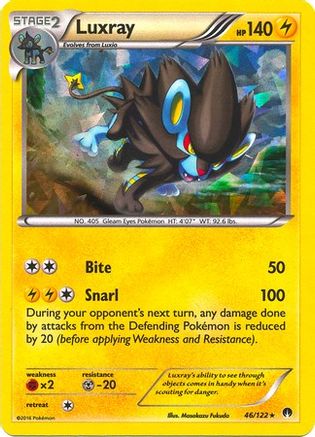 Deck Exclusives  046/122 Luxray  - Holofoil - Holo Rare