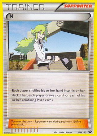 Deck Exclusives  BW100 N (Supporter)  - Rare