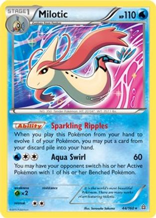 Deck Exclusives  044/160 Milotic  - Rare