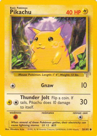 Miscellaneous Cards & Products  058/102 Pikachu  - Promo