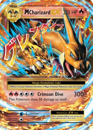 XY  Evolutions  013/108 M Charizard EX  - Holofoil - Ultra Rare