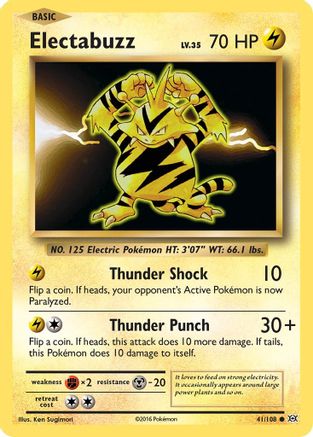 XY  Evolutions  041/108 Electabuzz  - Common