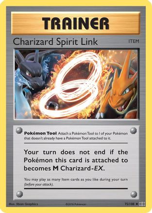 XY  Evolutions  075/108 Charizard Spirit Link  - Uncommon