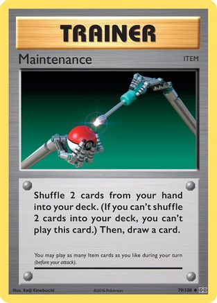XY  Evolutions  079/108 Maintenance  - Reverse Holofoil - Uncommon