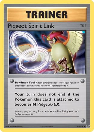 XY  Evolutions  081/108 Pidgeot Spirit Link  - Uncommon