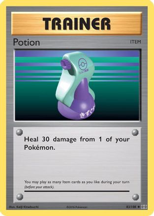 XY  Evolutions  083/108 Potion  - Reverse Holofoil - Uncommon