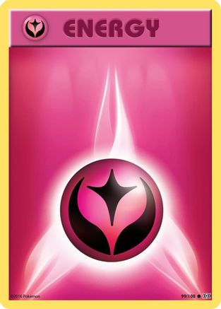 XY  Evolutions  099/108 Fairy Energy  - Reverse Holofoil - Common