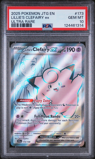 SV09 Journey Together  173/159 PSA10 #124461314 Lillie's Clefairy ex  - Holofoil - Ultra Rare