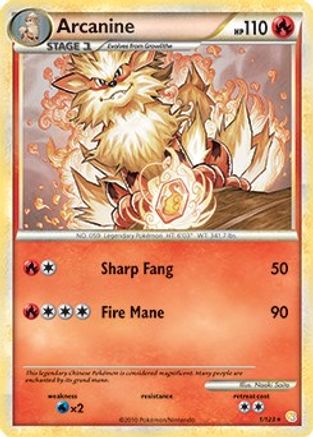 Deck Exclusives  001/123 Arcanine  - Rare