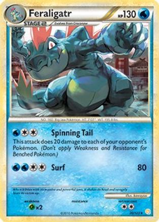 Deck Exclusives /123 Feraligatr - 20/123 (Cosmos Holo)  - Holofoil - Holo Rare