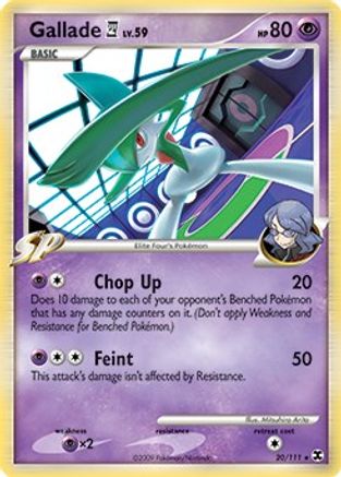 Deck Exclusives  020/111 Gallade E4  - Holofoil - Holo Rare