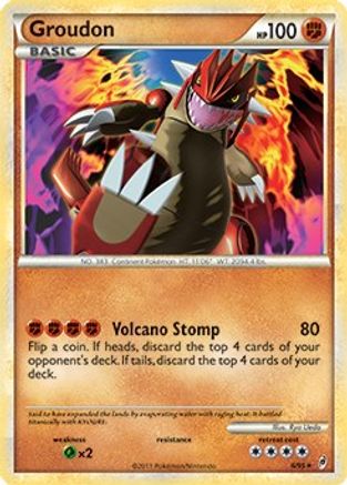 Deck Exclusives  006/095 Groudon  - Rare