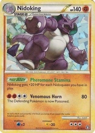 Deck Exclusives  006/102 Nidoking  - Holofoil - Holo Rare