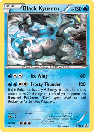 XY Promos  XY160 Black Kyurem  - Holofoil - Promo
