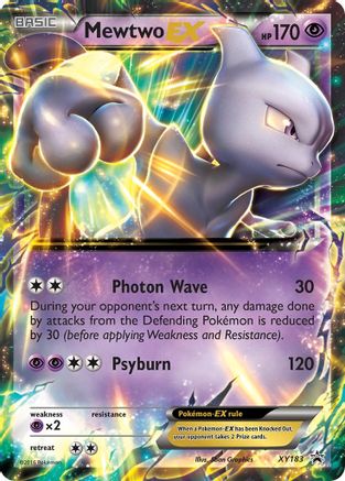 XY Promos  XY183 Mewtwo EX  - Holofoil - Promo