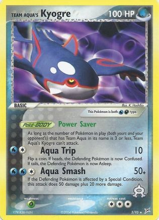 Deck Exclusives  003/095 Team Aqua's Kyogre  - Rare