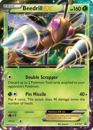 XY Promos  XY157 Beedrill EX  - Holofoil - Promo