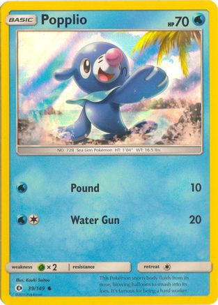 Miscellaneous Cards & Products  039/149 Popplio  - Holofoil - Promo