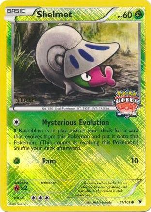 League & Championship Cards /101 Shelmet 11/101 (Championship Series) [Staff]  - Reverse Holofoil - Promo