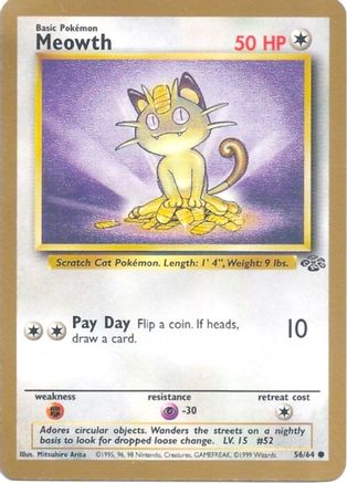 Miscellaneous Cards & Products  056/64 Meowth  - Promo