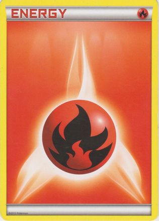 Deck Exclusives  Fire Energy (2013 Unnumbered)  - Holofoil - Common